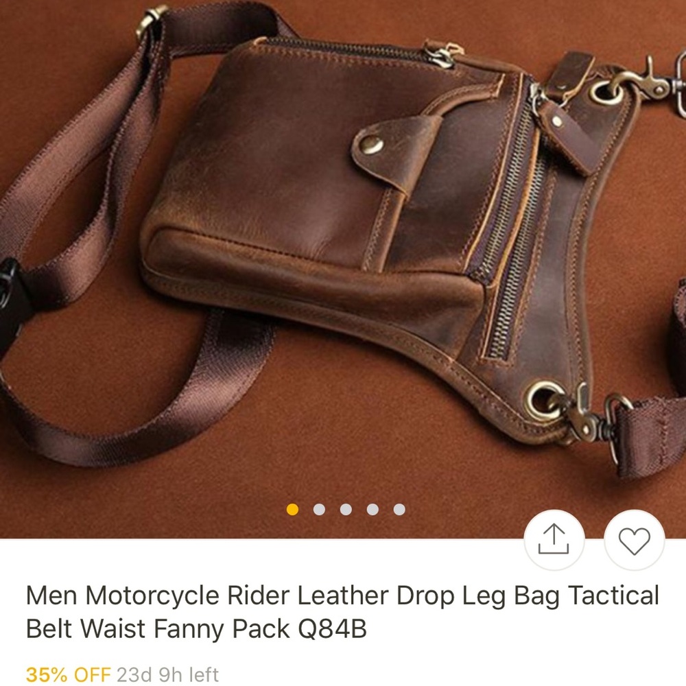 Fannie pack Genuine leather Brown.